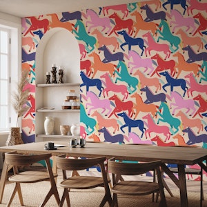 Wild and Wildly Colorful Horses