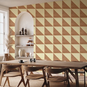 Rustic Diagonal Split - Tan - Vintage Tiles