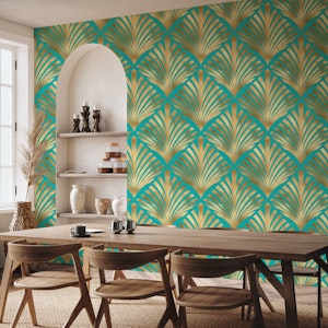 Art Deco Art 4 turquoise