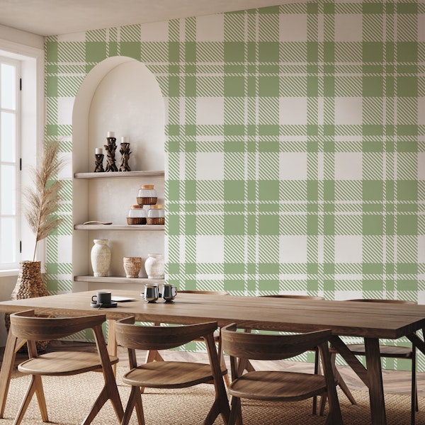 Sage Green Eskine Tartan