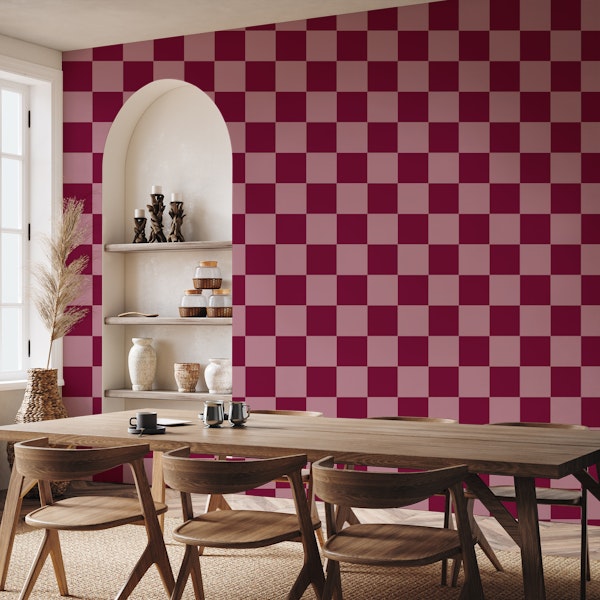 Elegant Burgundy Blocks S