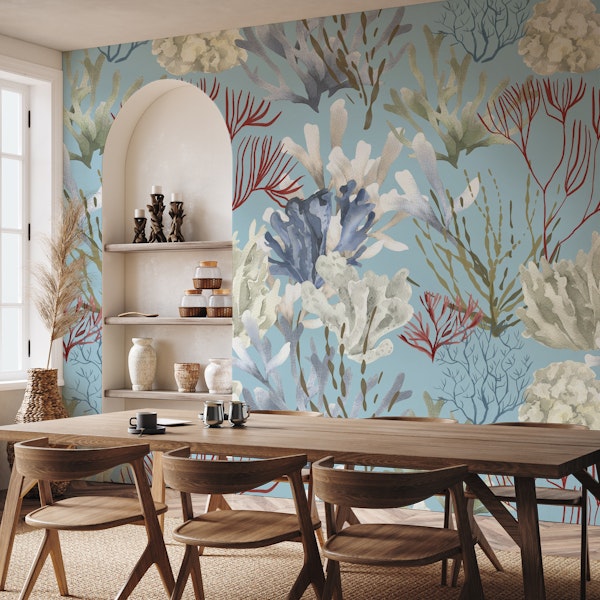 Vibrant Coral Reef Pattern