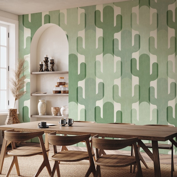 Calming Cacti in Palm Springs - sage green