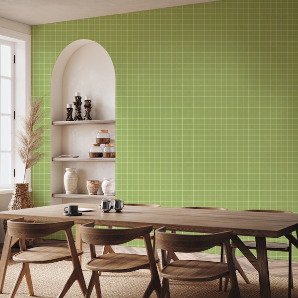 Grids Green Pattern