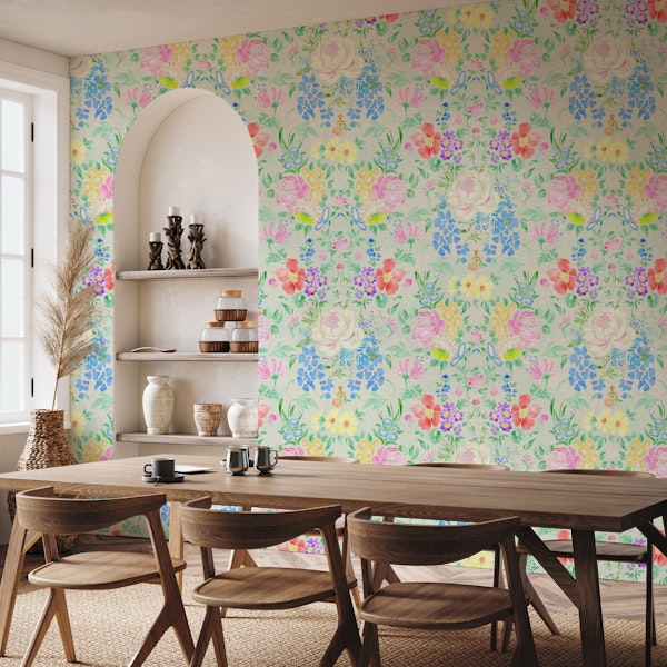 Vintage Flowers Nostalgia - large