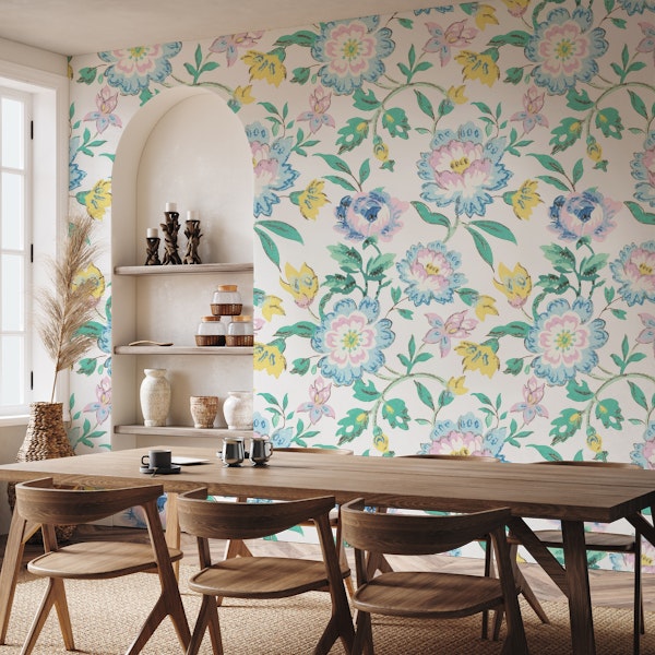 Vintage Chinoiserie Rococo Garden