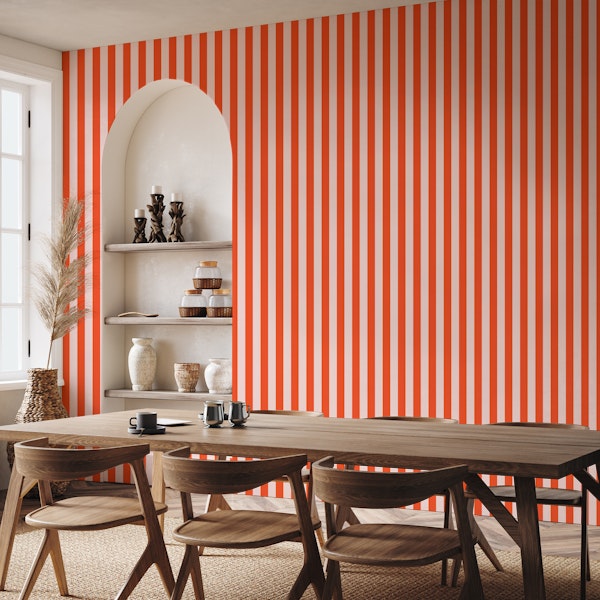 Pink and red stripes