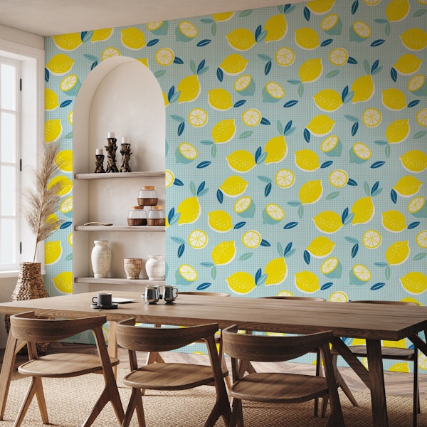fresh lemon light blue
