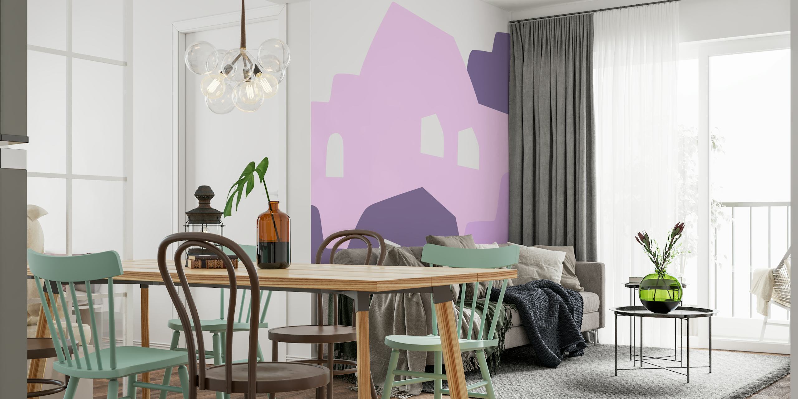 Purple Italy papel de parede