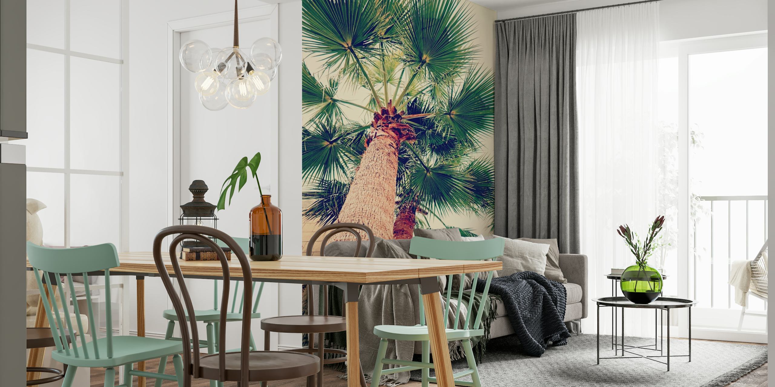Tropical Vintage Palm papel de parede