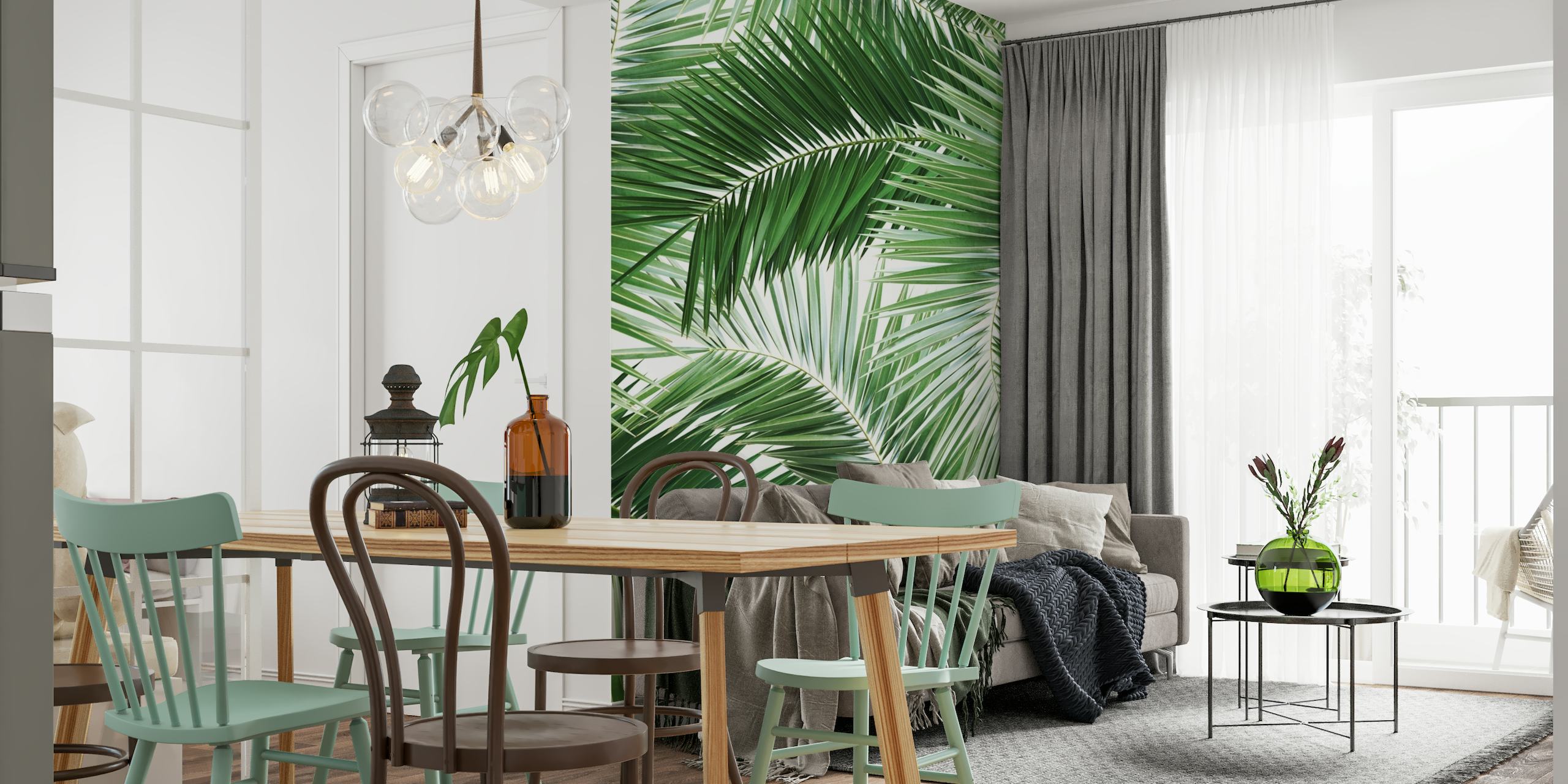 Palm Jungle Pattern 1 wallpaper