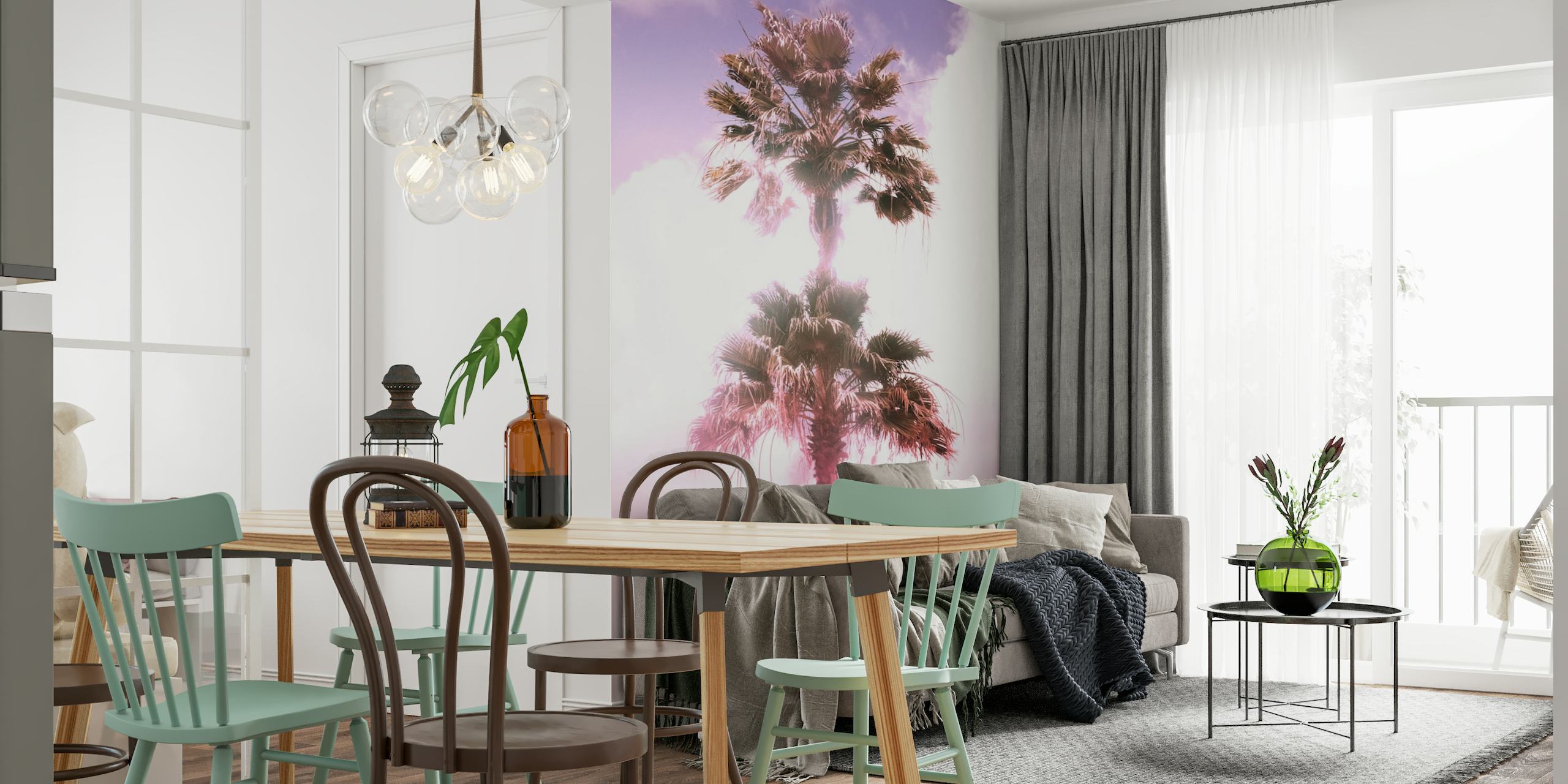 Palm Tree Duo 1 wallpaper