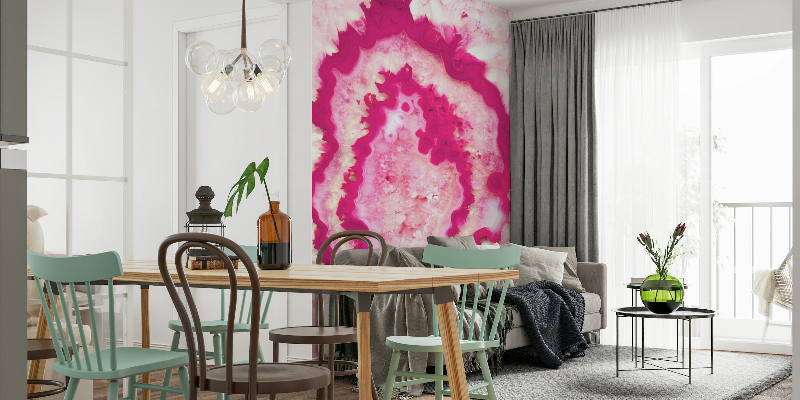Pink Cherry Agate 1 wallpaper