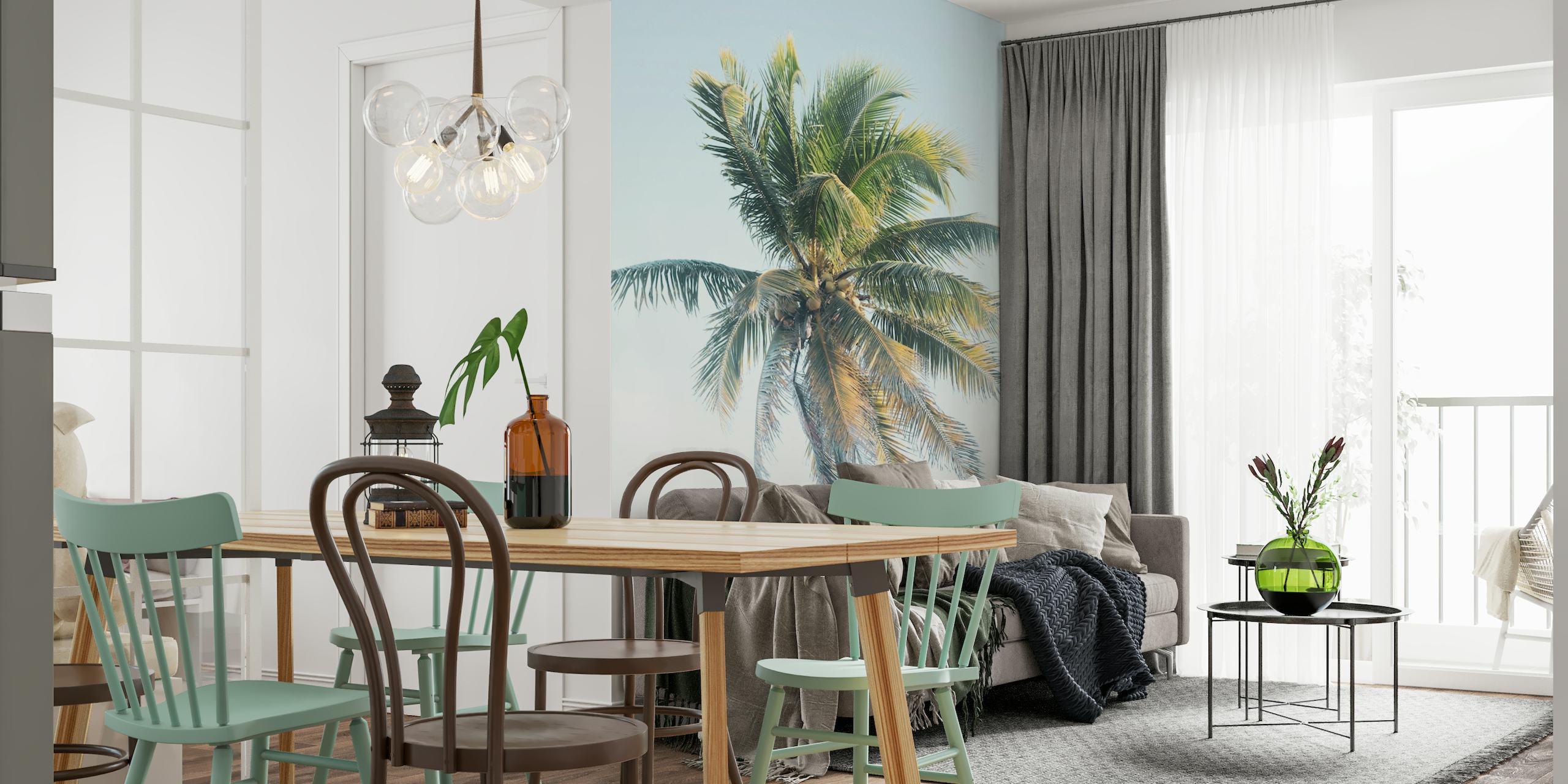 Palm Tree Beach Dream 4 behang