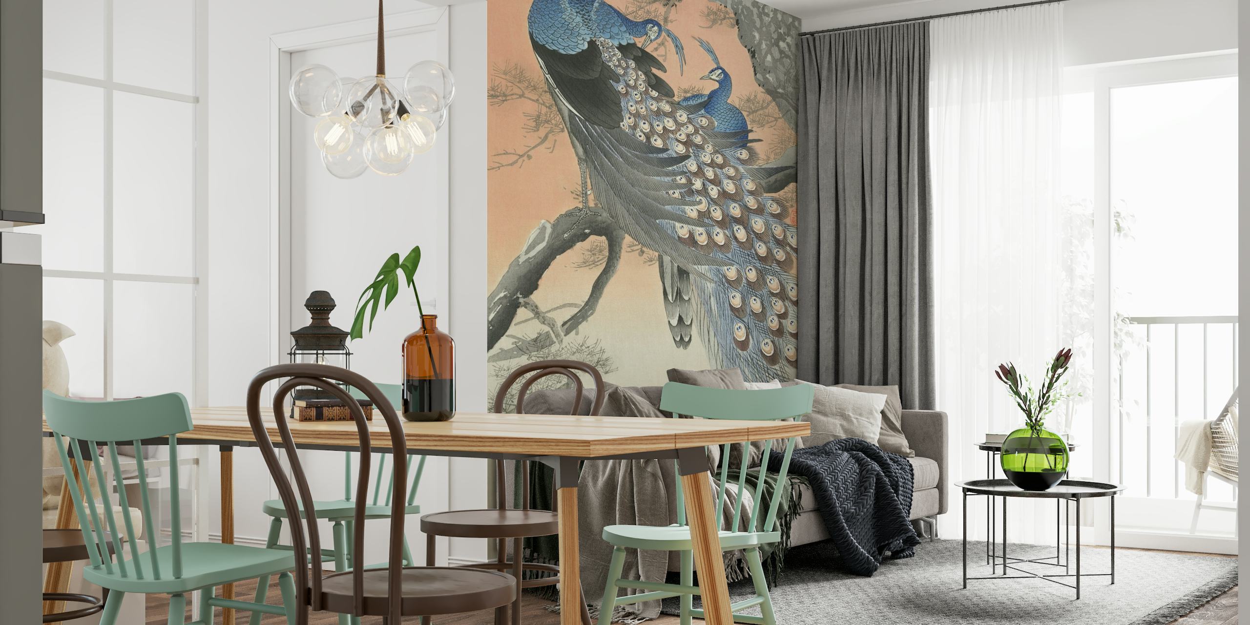 Peacocks wallpaper