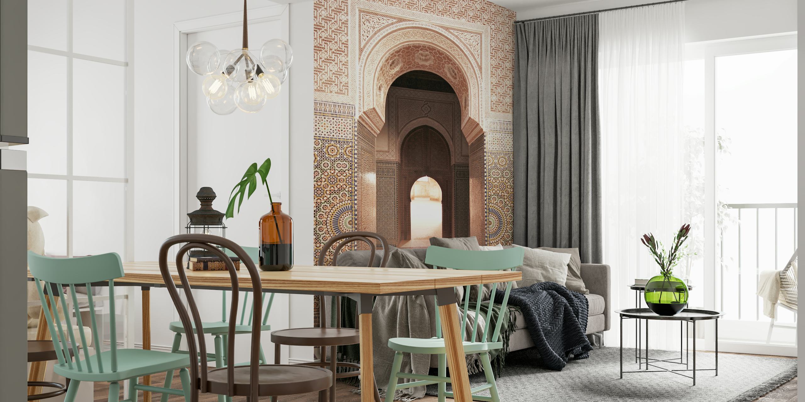 Tapeta Marrakesh Arch w aranżacji pomieszczenia