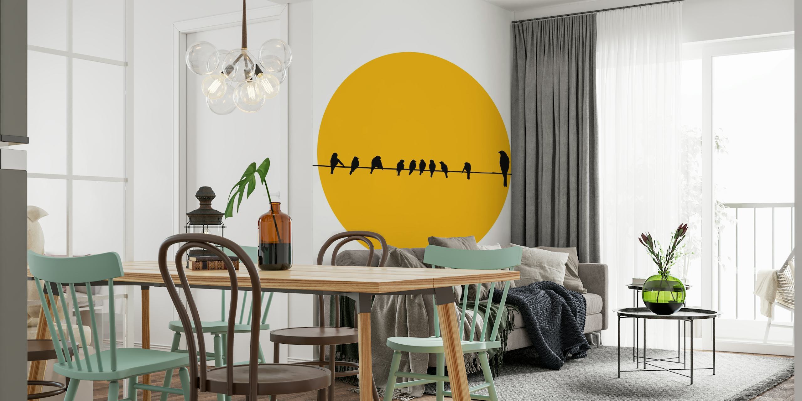Birds Family wallpaper