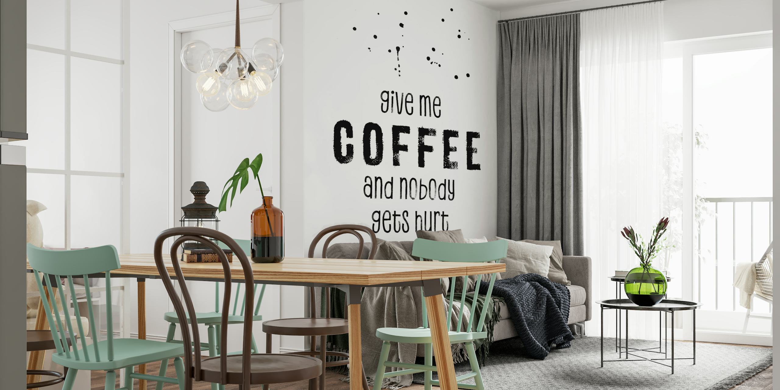 Give me coffee papel de parede