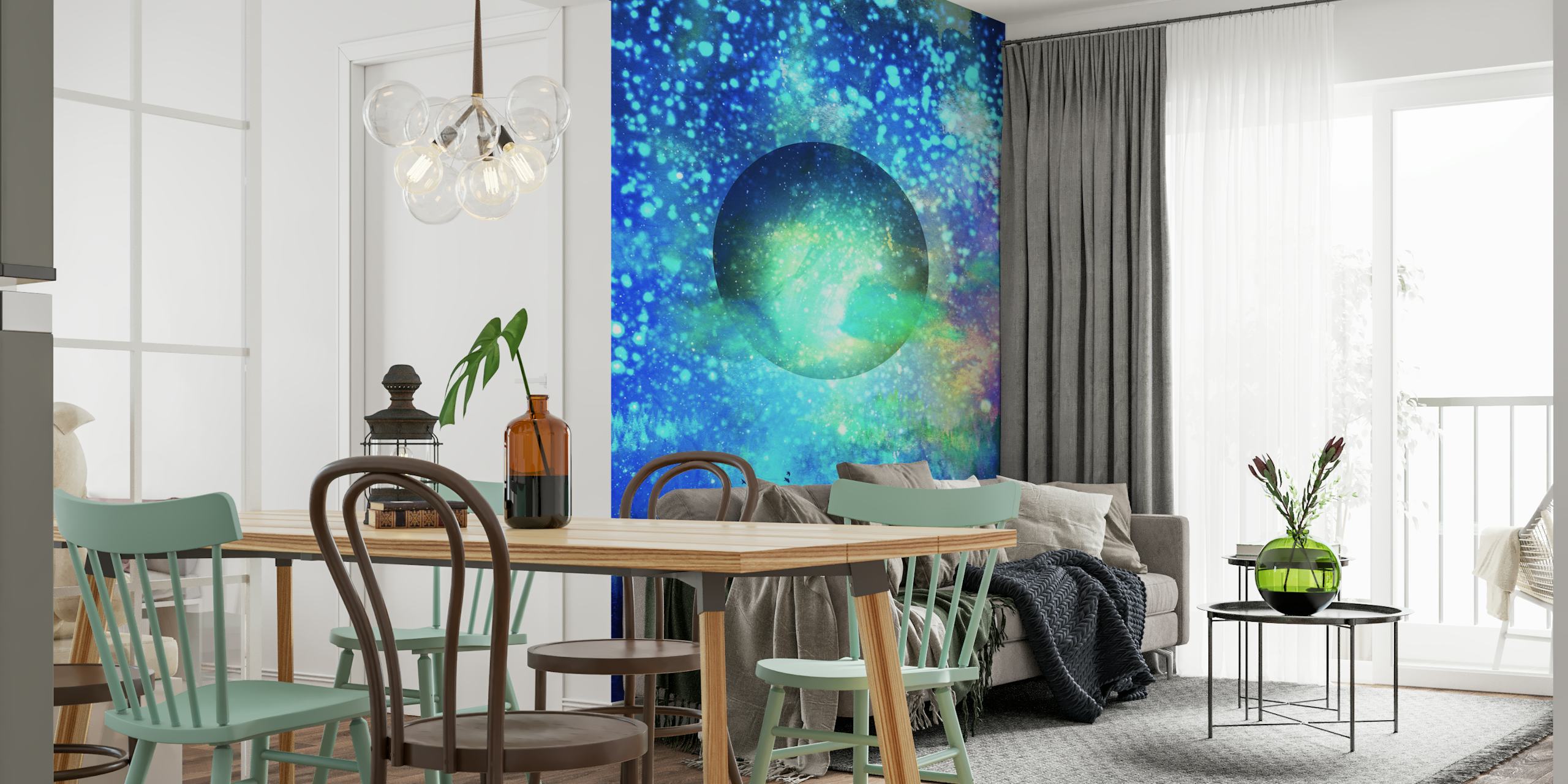 Tapeta Celestial Forest w pokoju