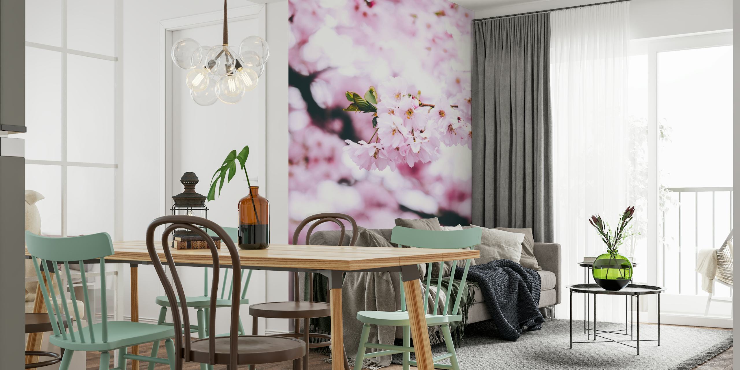Sakura Stockholm wallpaper