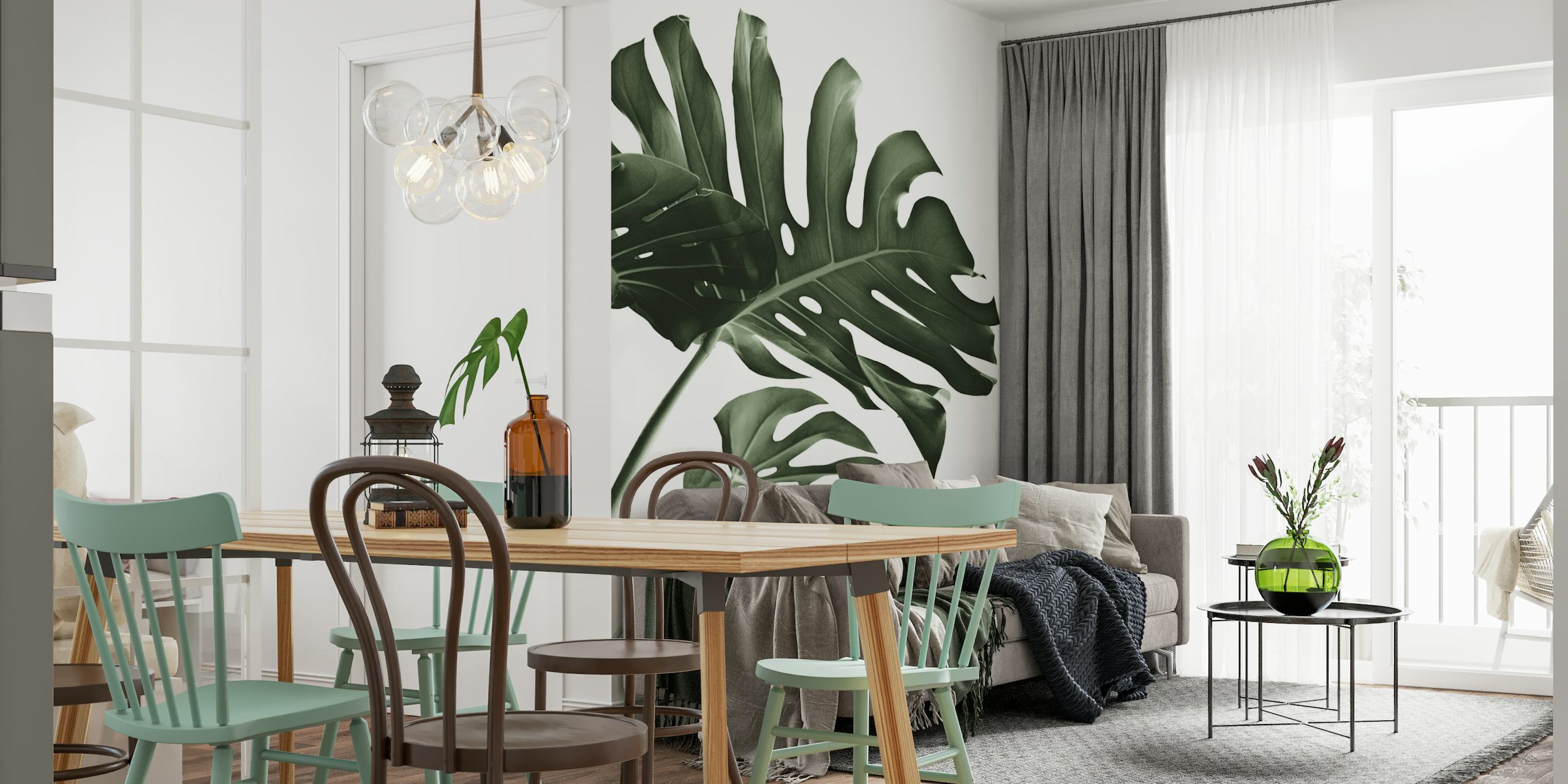 Tropical Monstera Finesse 4 behang