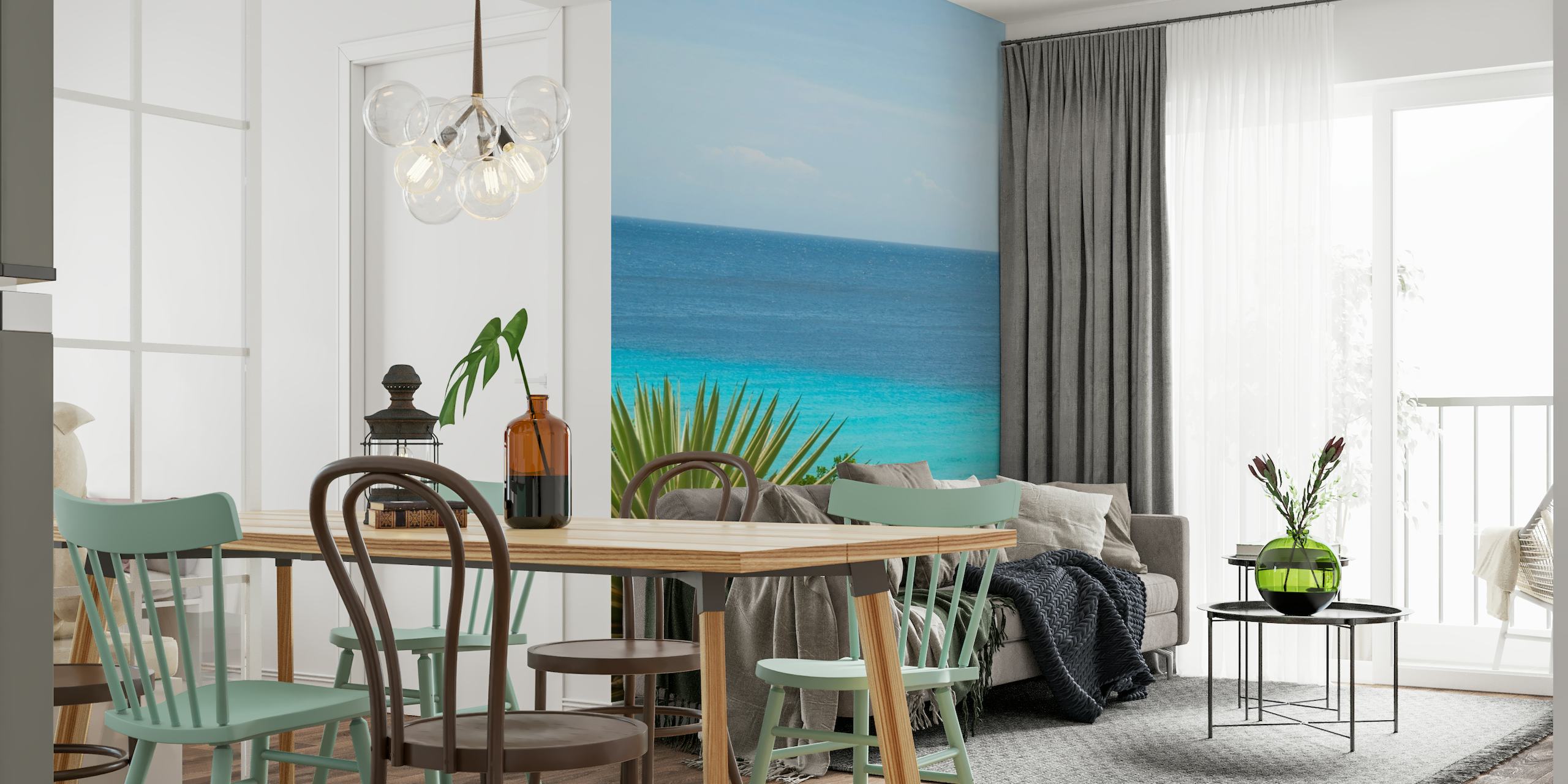 Caribbean Ocean Agave Oasis 1 wallpaper