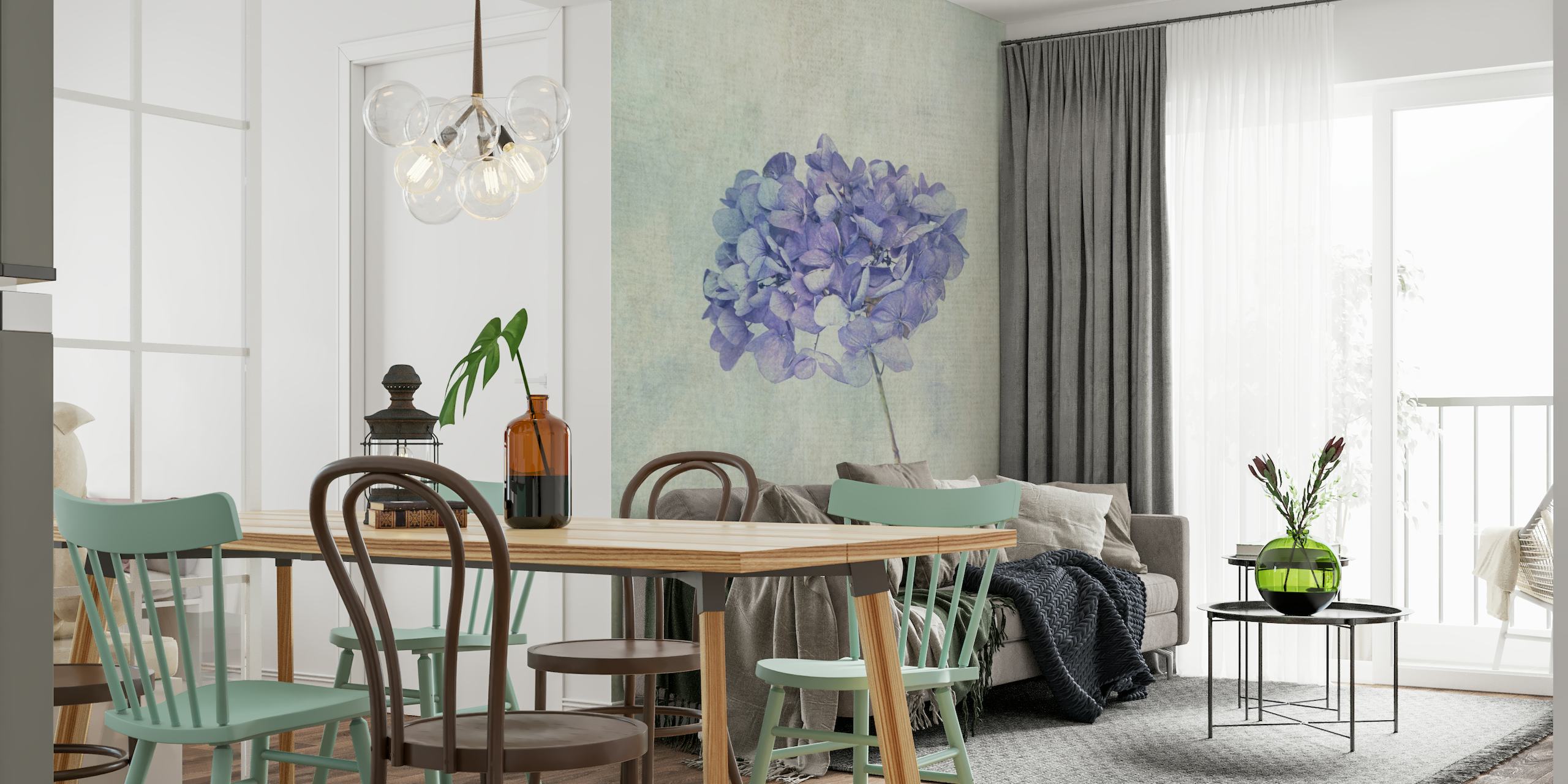 Beautiful Blue Hydrangea wallpaper