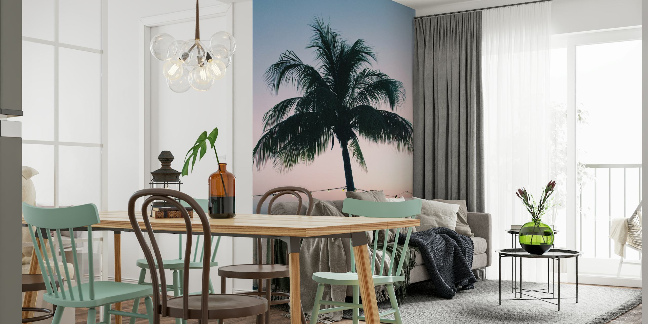 Vivid Palm Tree Dream 3 behang