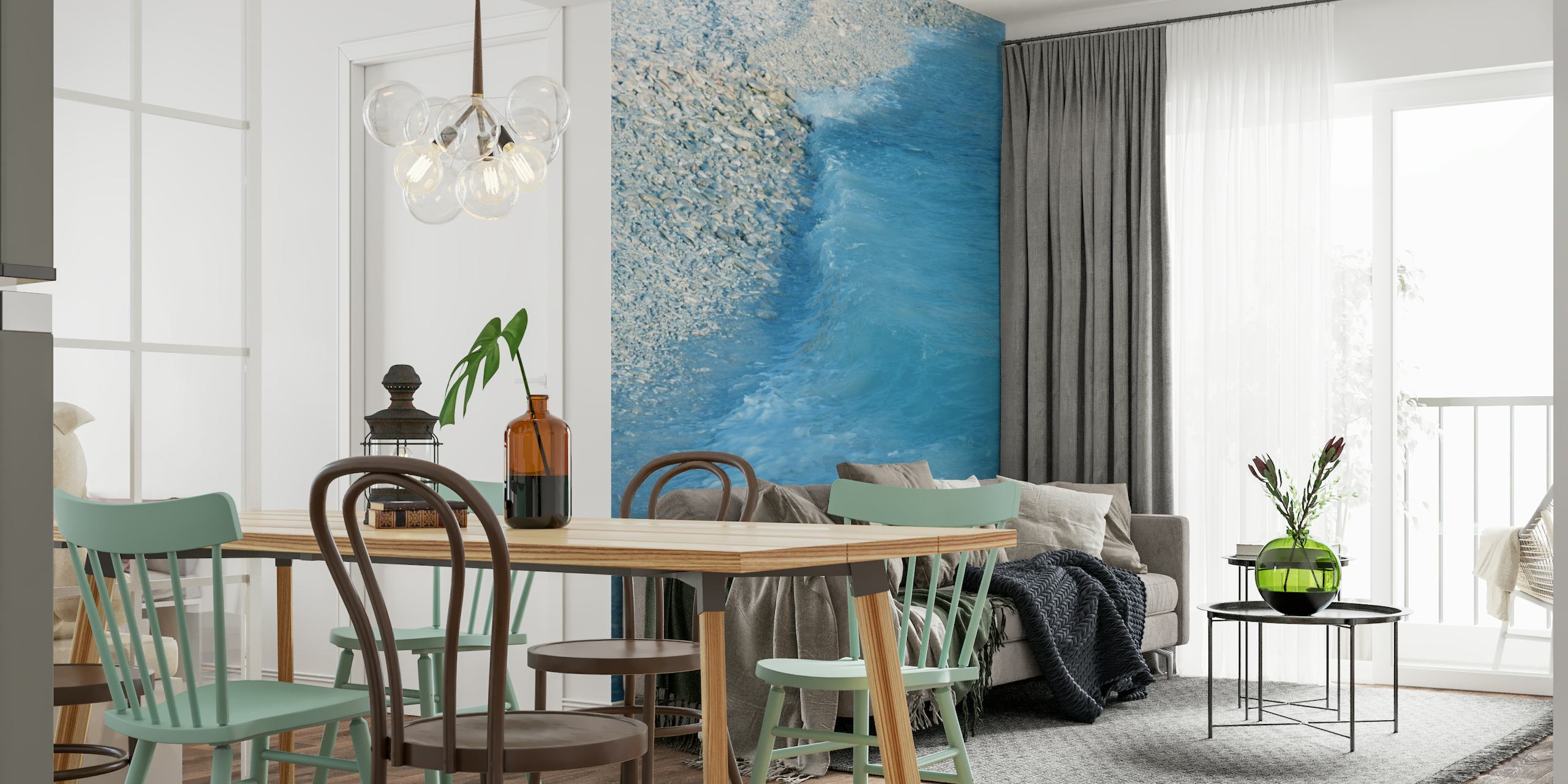 Coral Stones Blue Ocean 1 wallpaper