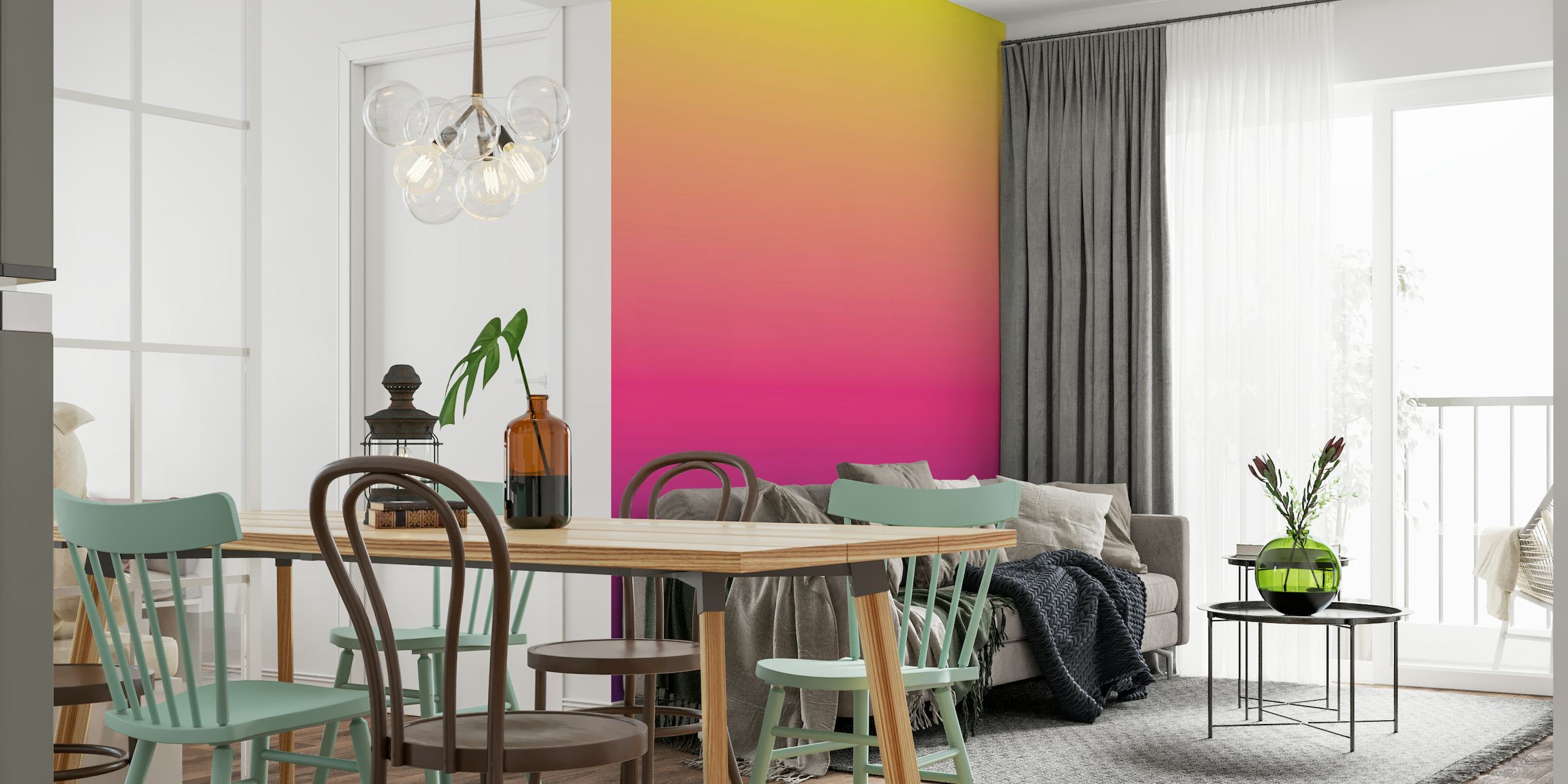 Dip Dye Sunset wallpaper