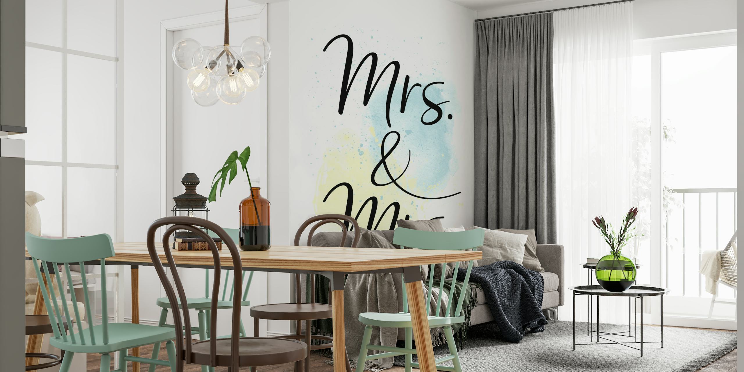 Mrs and Mrs wallpaper