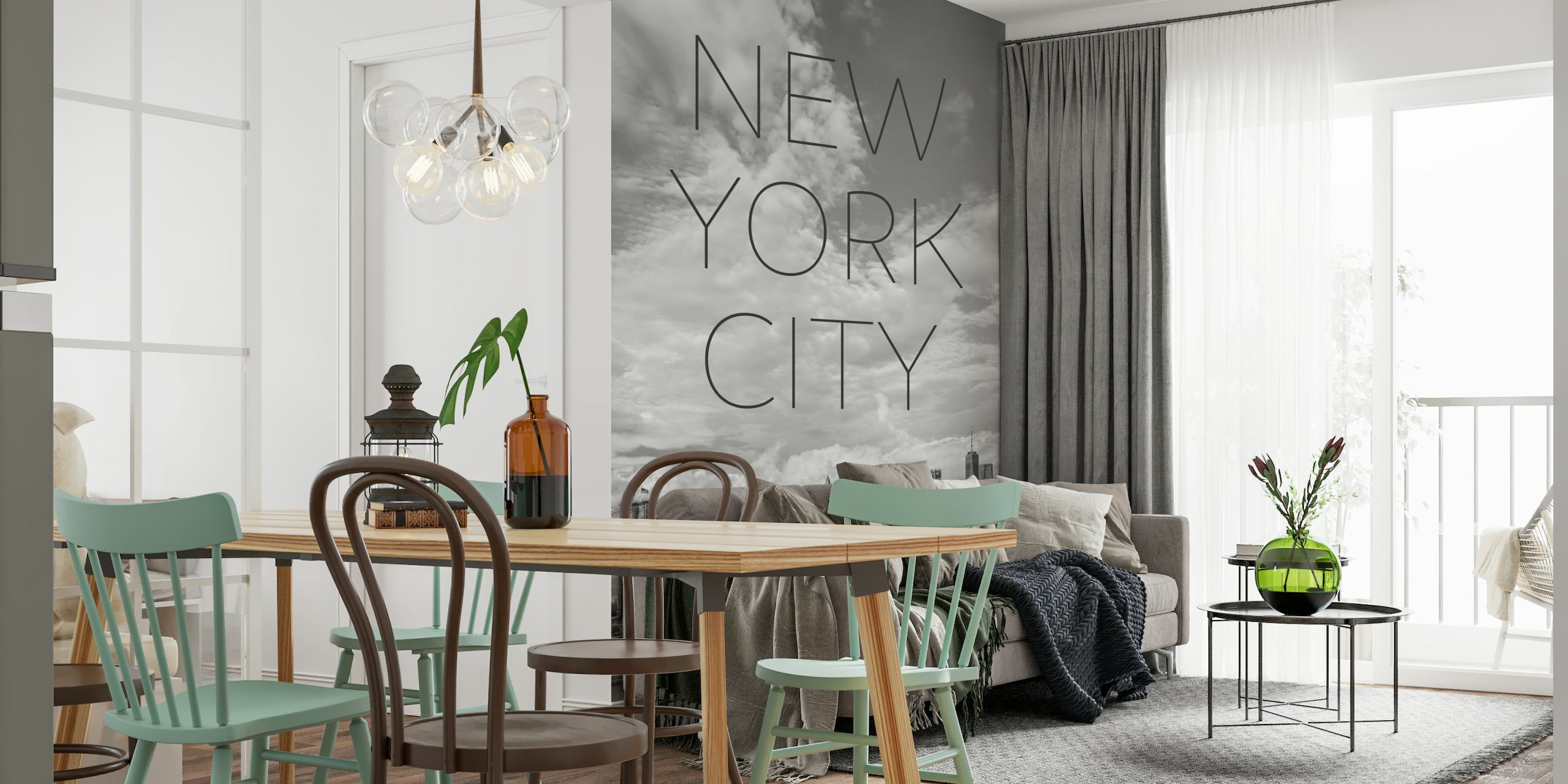 Manhattan and Brooklyn Bridge wallpaper