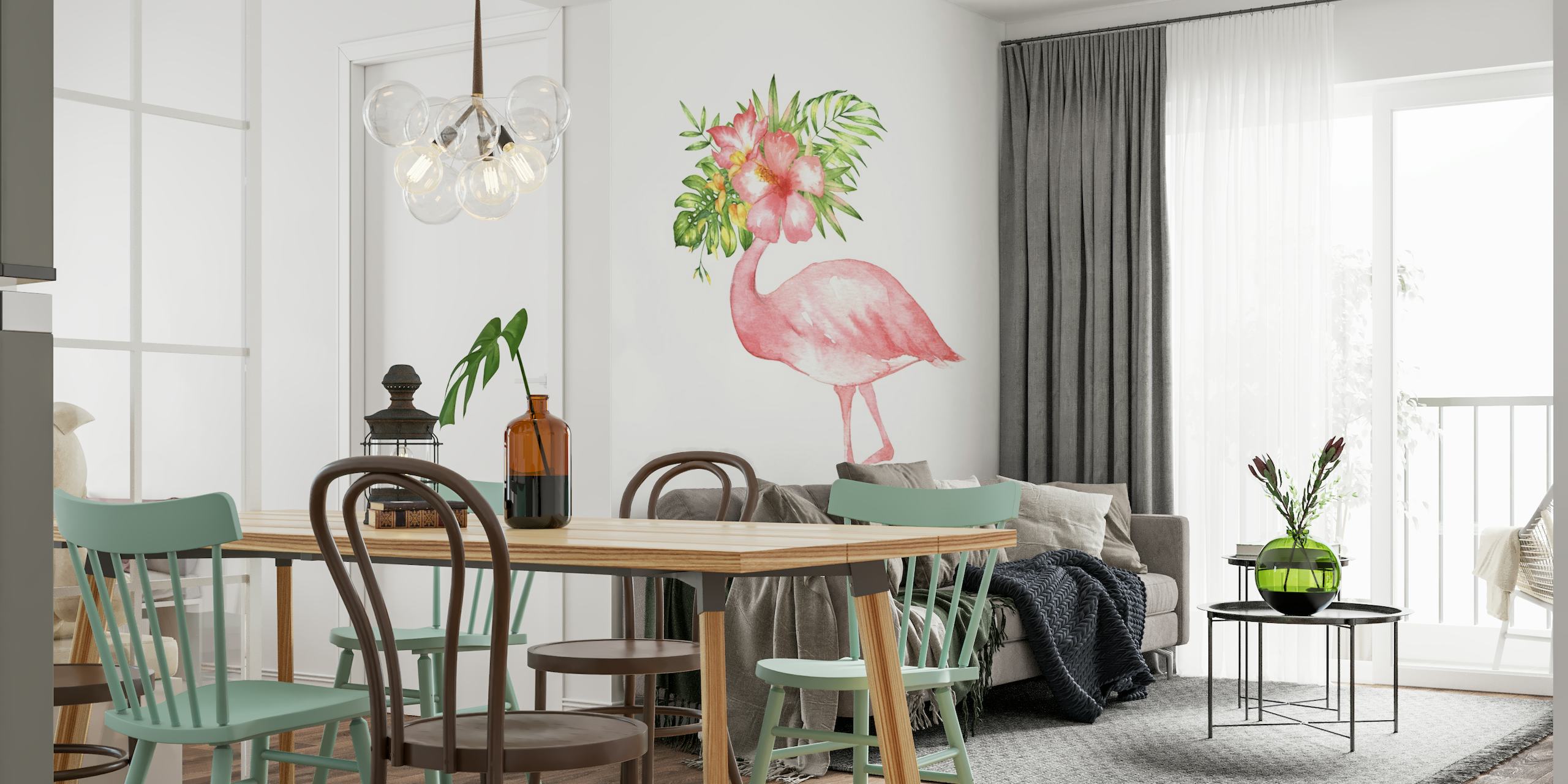 Flamingo Dreams wallpaper