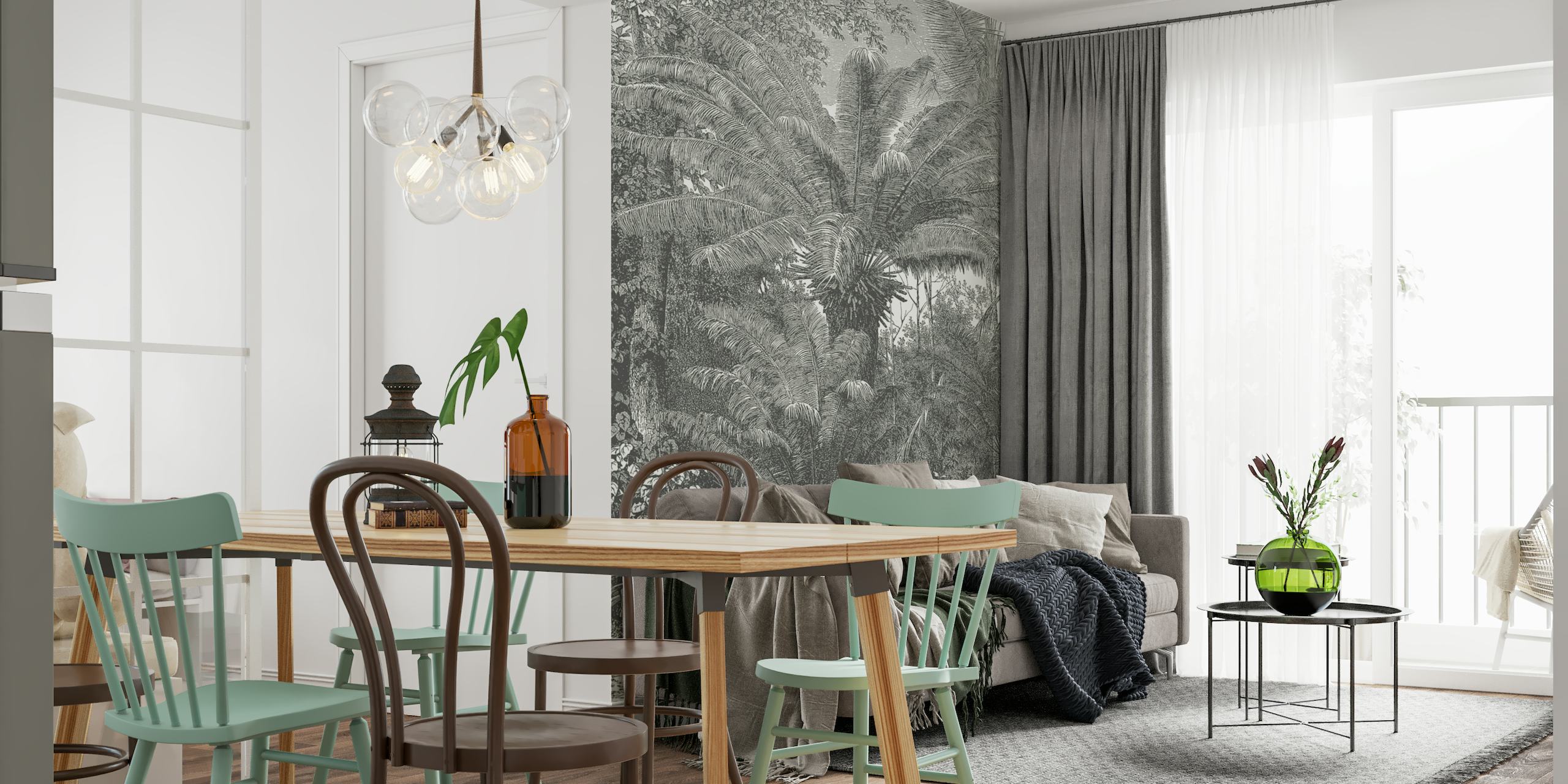 Tropical Palms II - Aster wallpaper