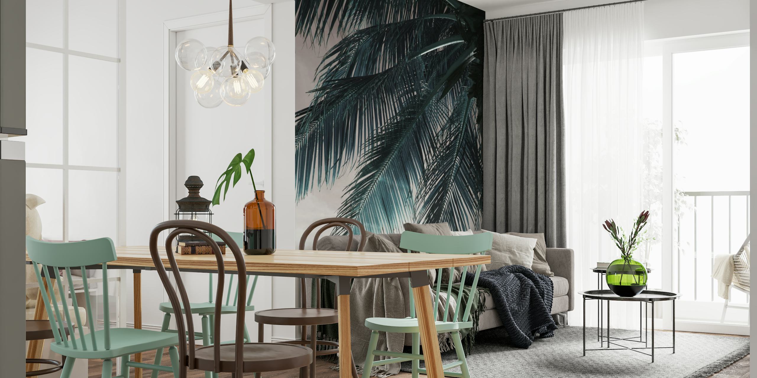 Sunset Palm 1 wallpaper