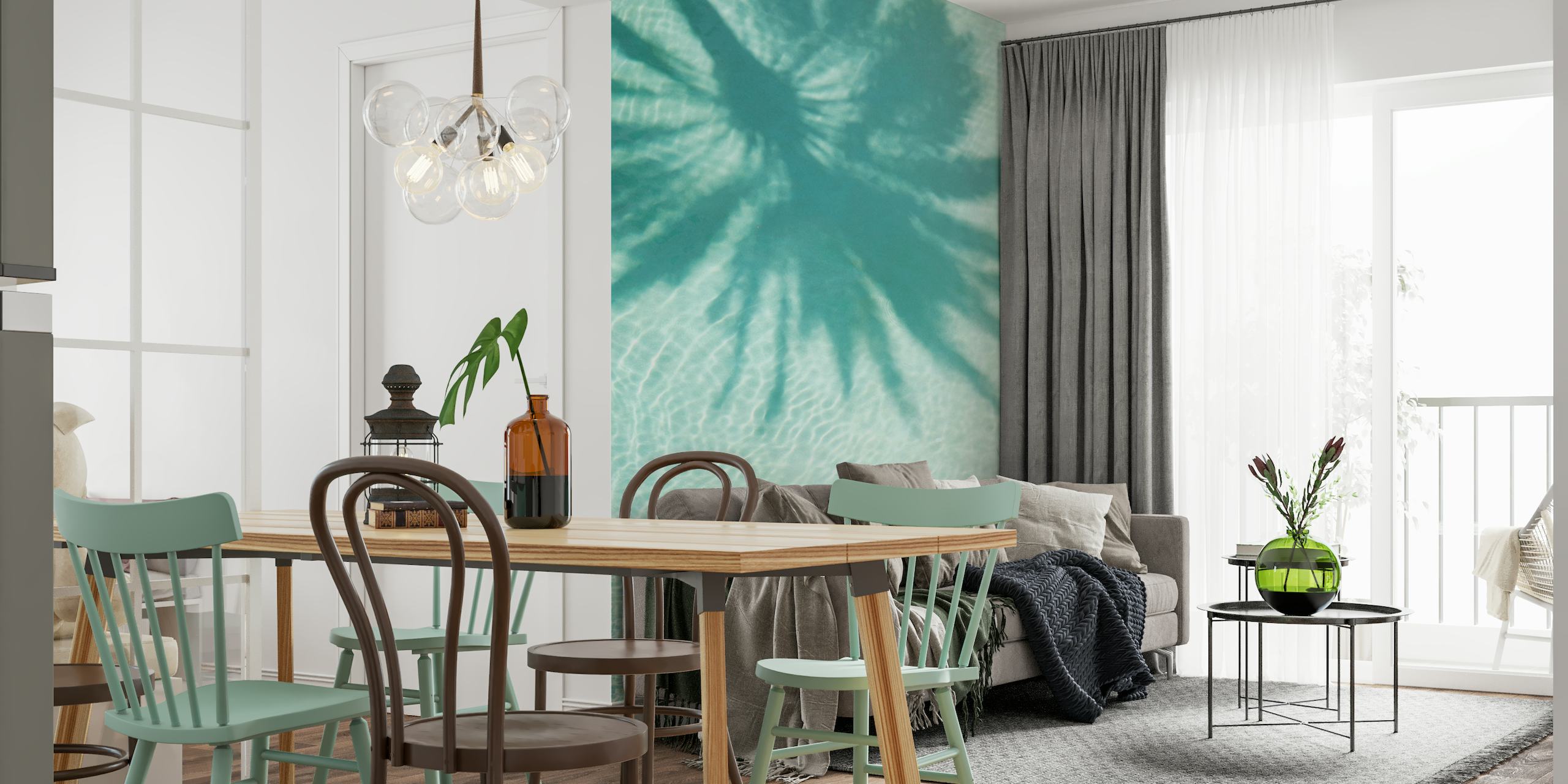 Palm Tree Pool Dream 1 wallpaper