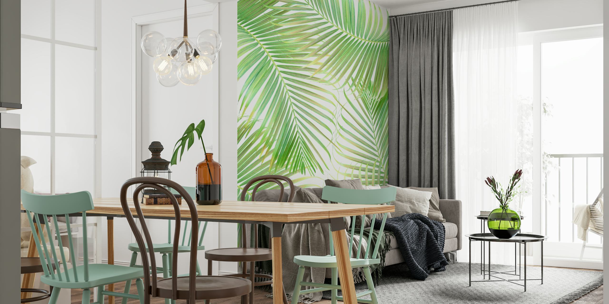 Palm Leaf Delicado Pattern 1 wallpaper