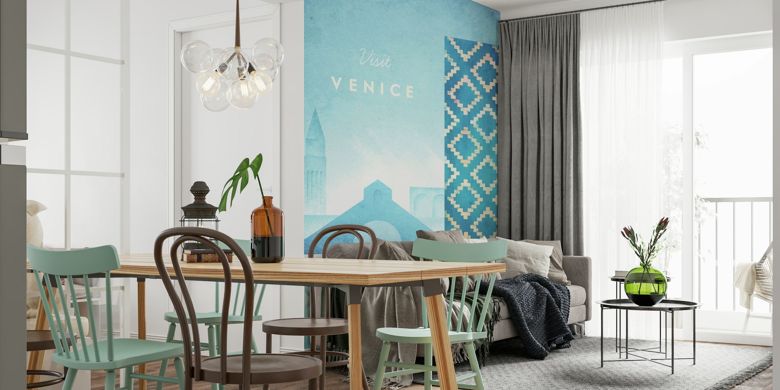 Venice Travel Poster behang