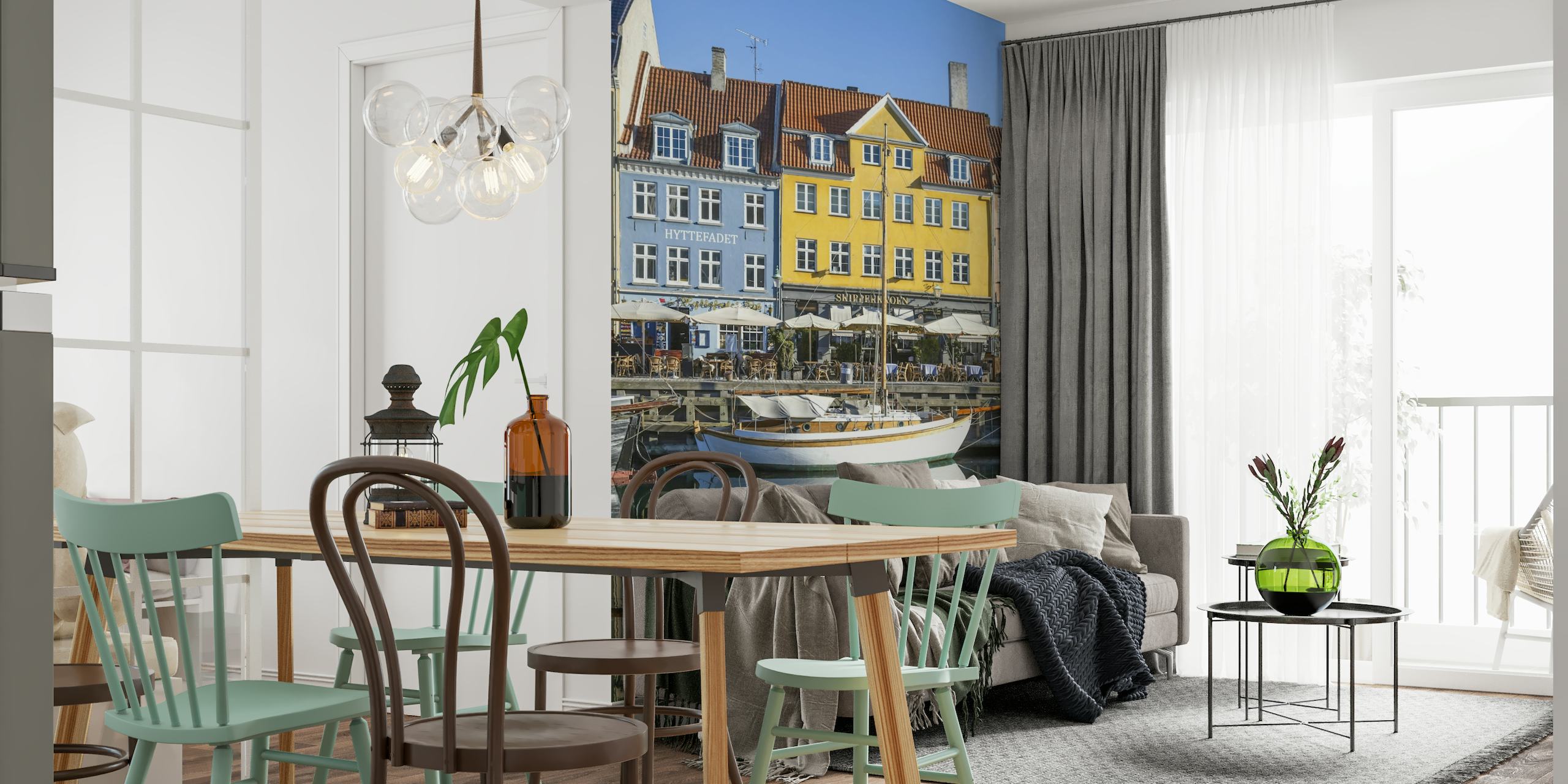 COPENHAGEN Quiet Nyhavn papel de parede