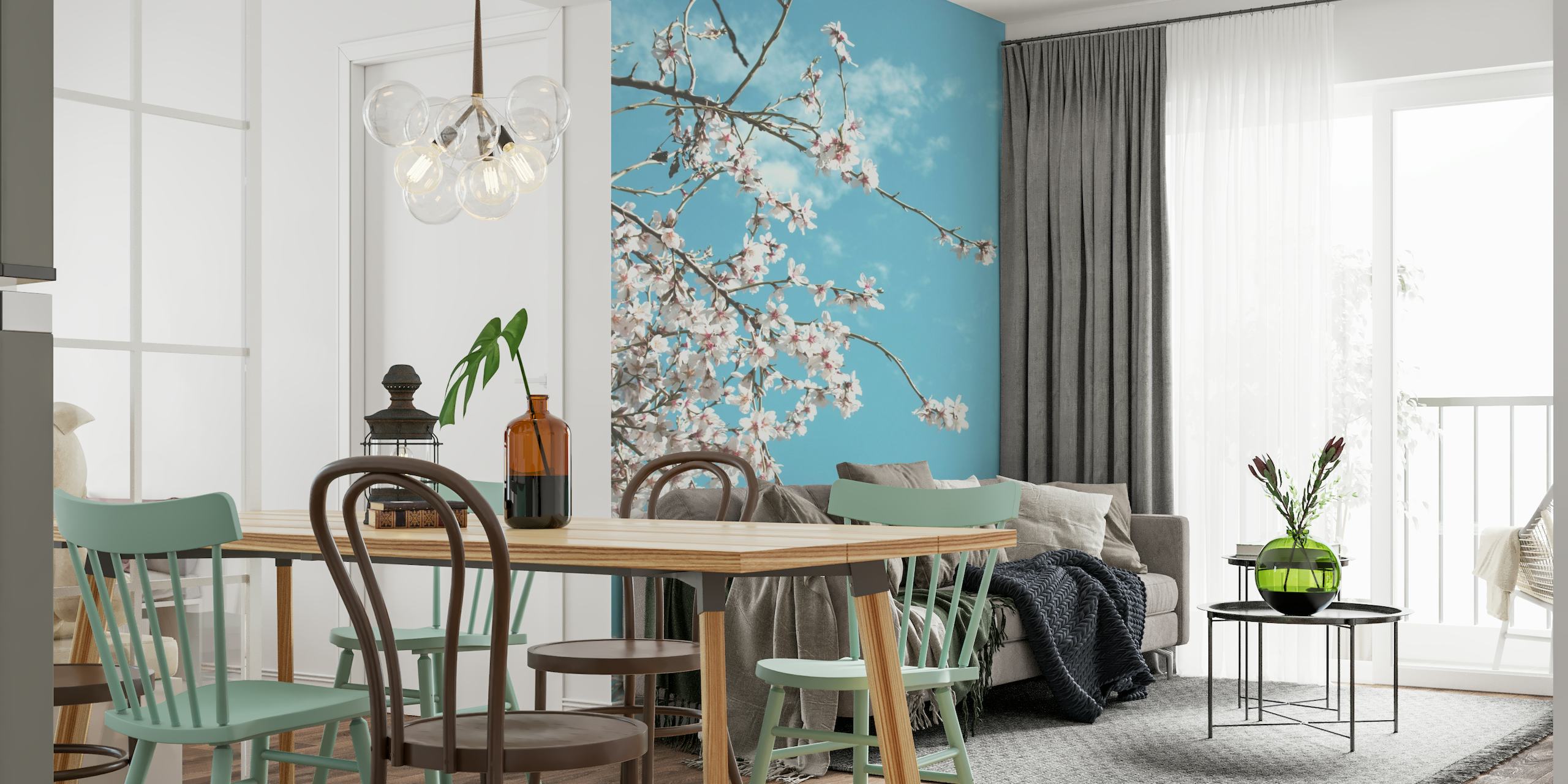 Flowering Almond Tree wallpaper