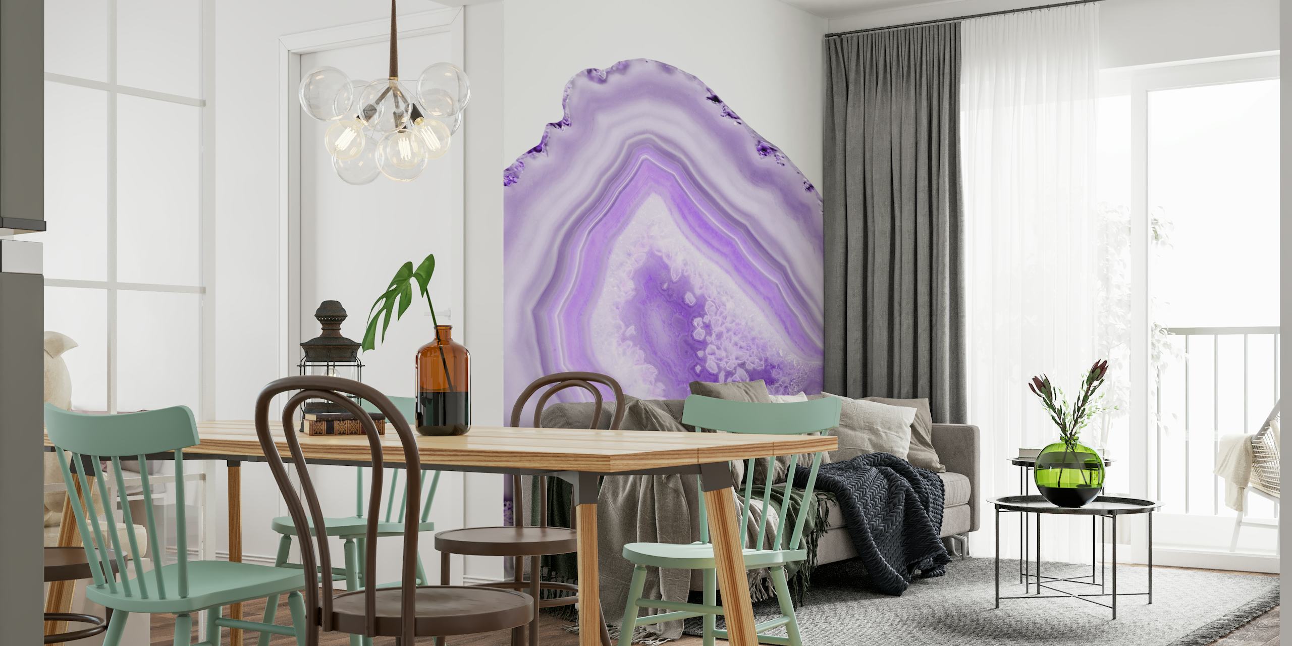 Soft Lavender Agate Dream 1 wallpaper