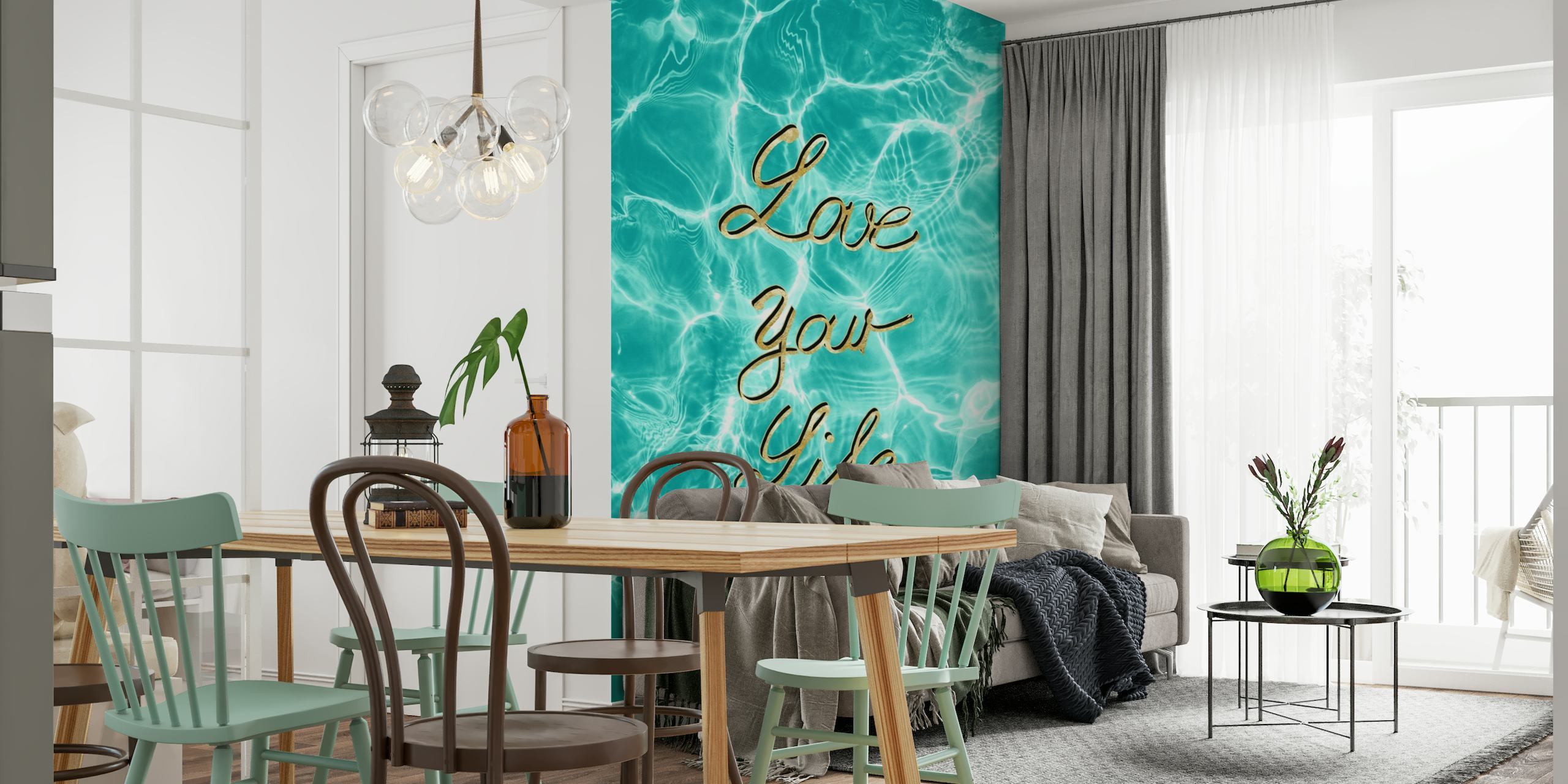 Love Your Life Pool Dream 1 wallpaper