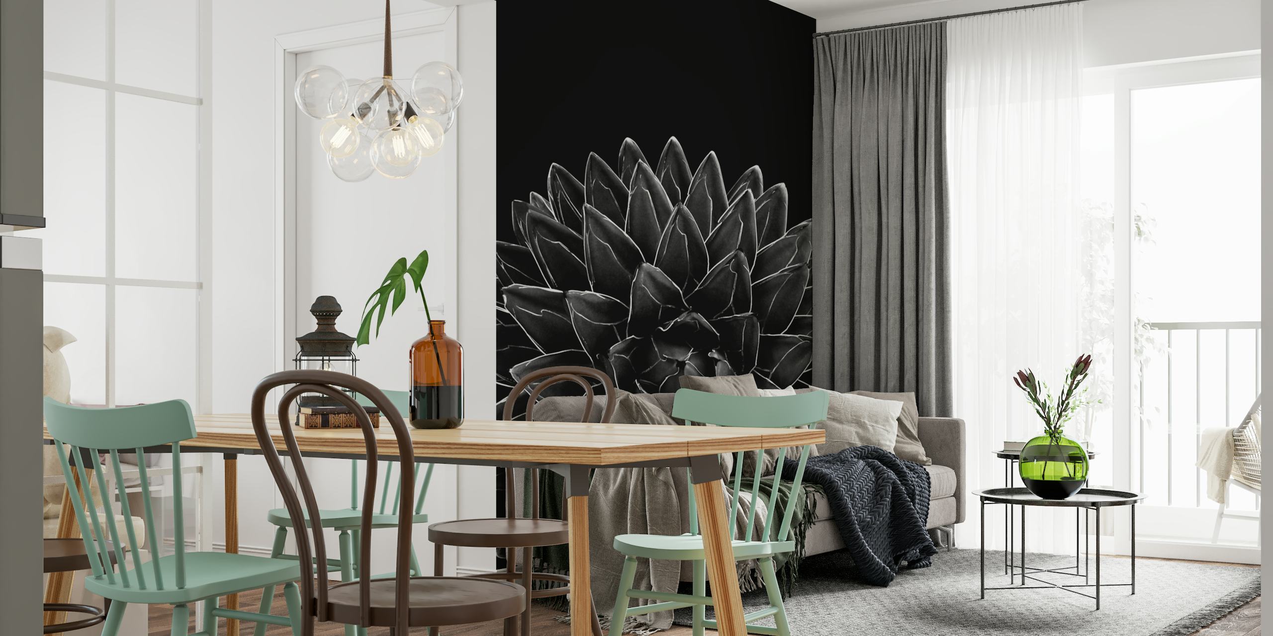 Black Agave Chic 1 wallpaper
