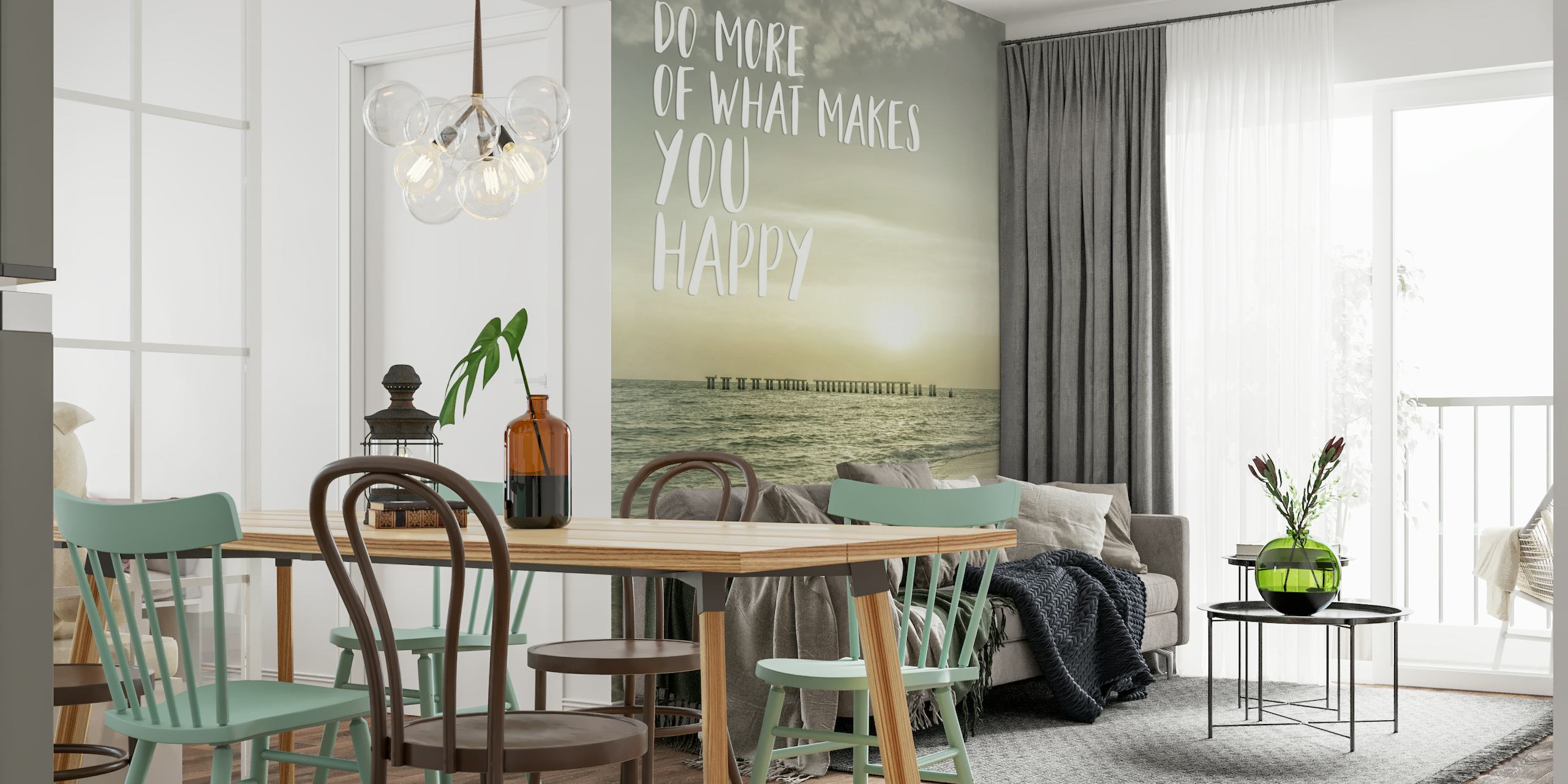 Do more of what makes you happy | Sunset papel pintado