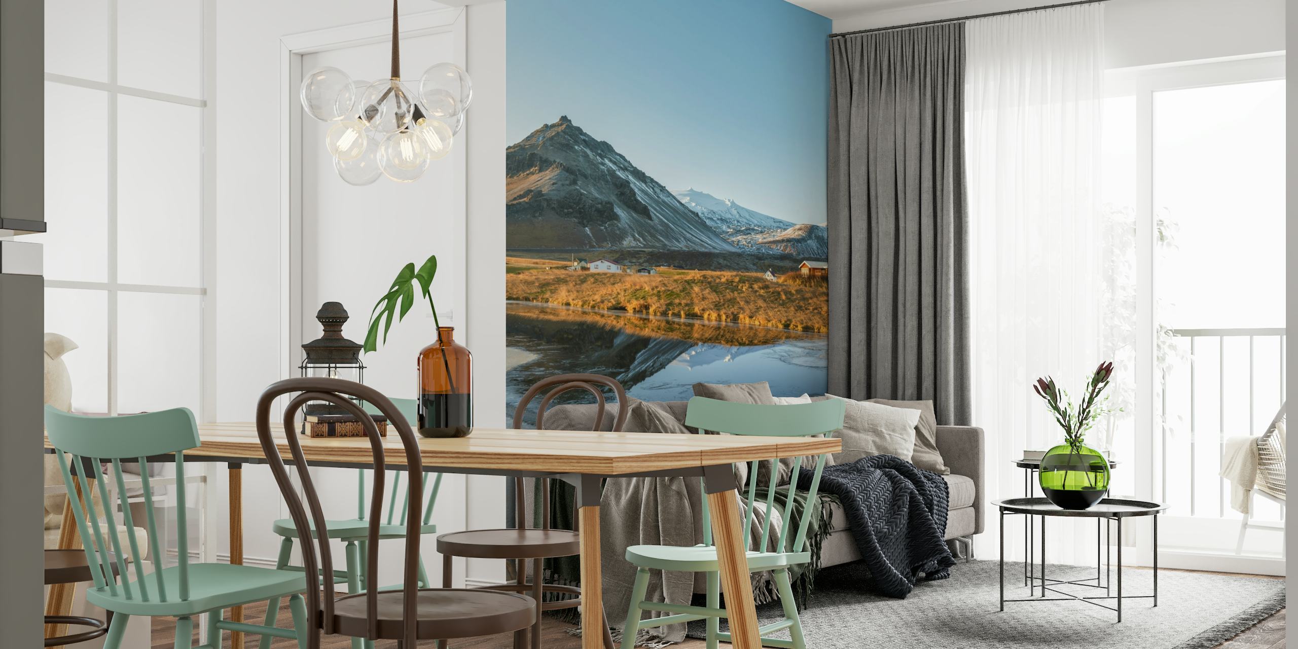 Winterscape in Iceland wallpaper