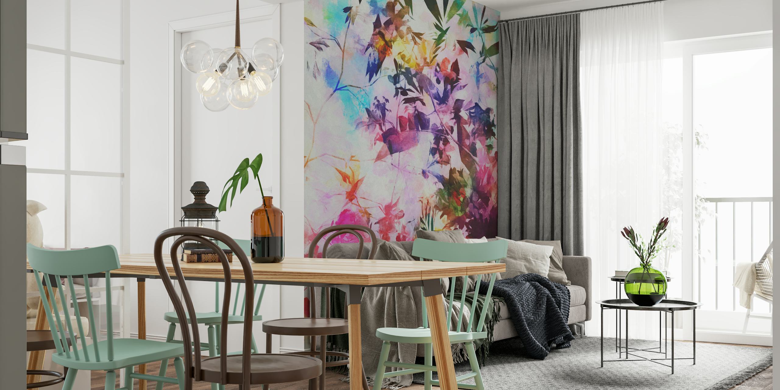 Tapeta Enchanted Garden w aranżacji pokoju