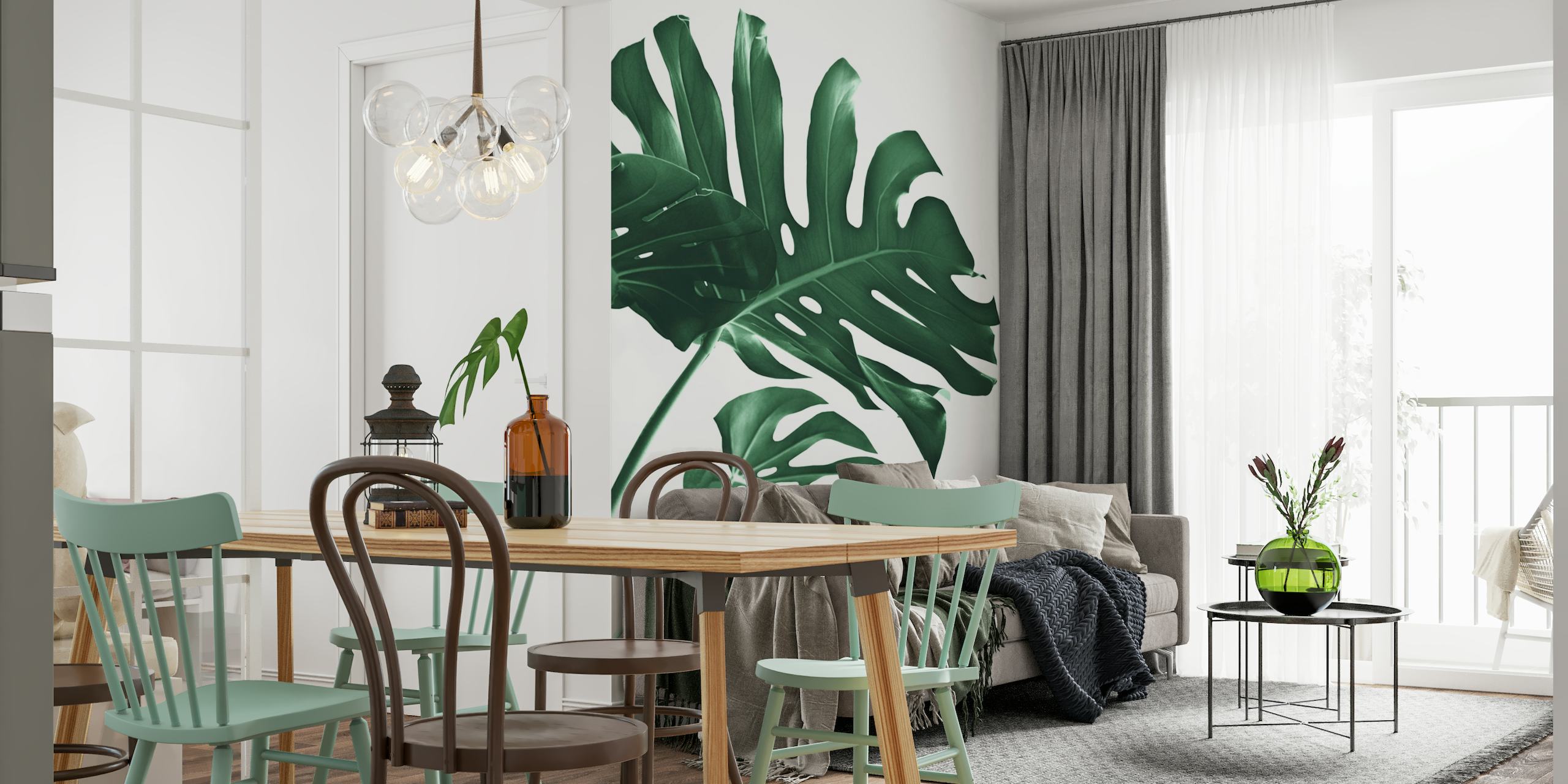 Tropical Monstera Finesse 1a behang