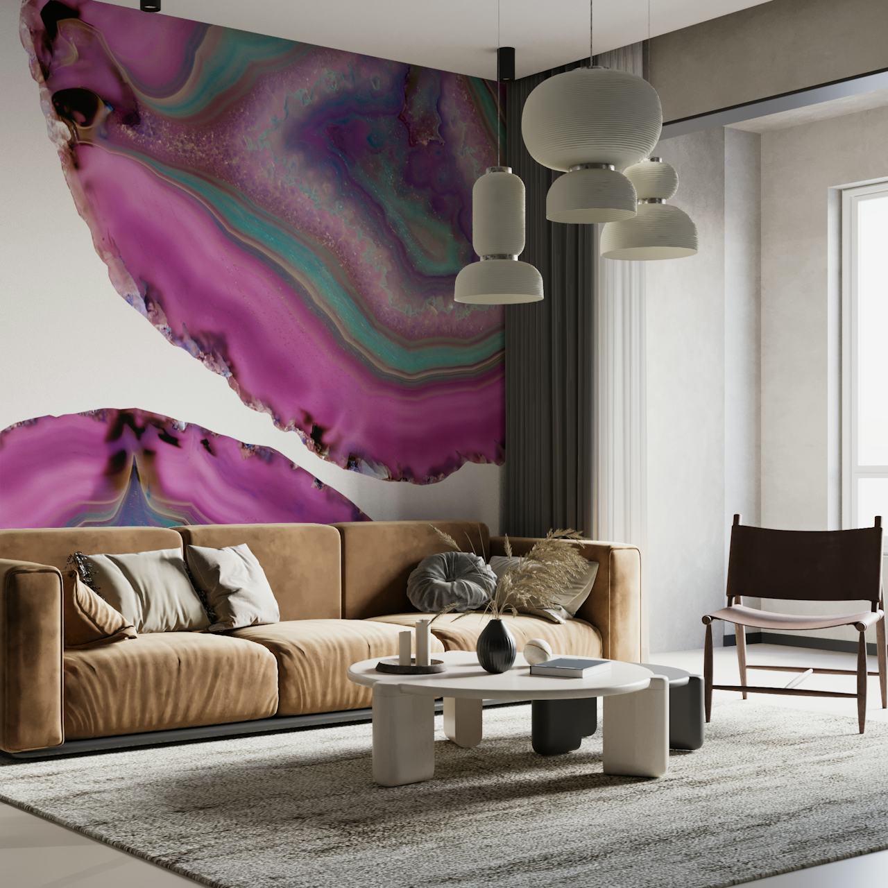 Agate Boho Chic 1 tapet i et rom