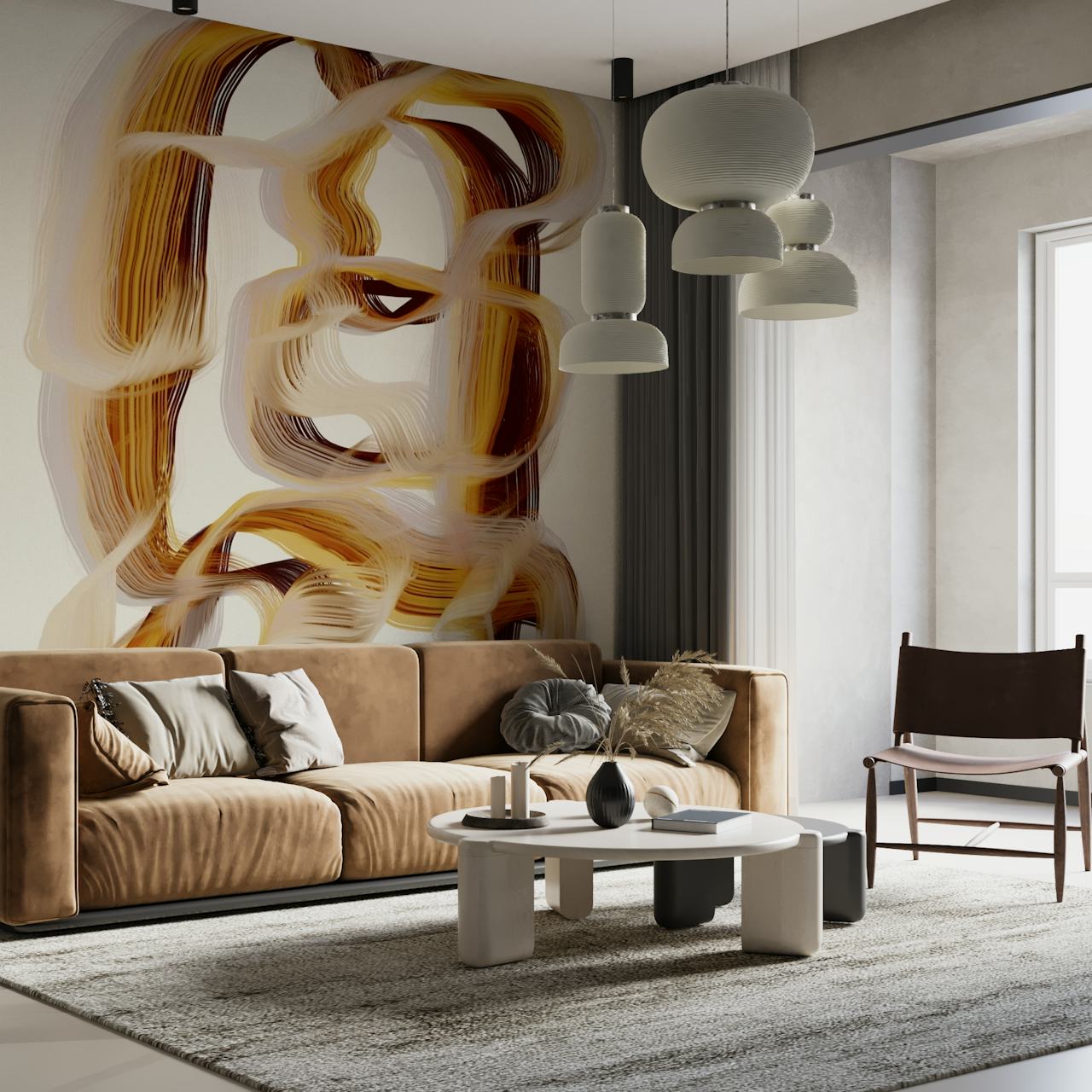 Buy Caramel Wallpaper Online | Happywall