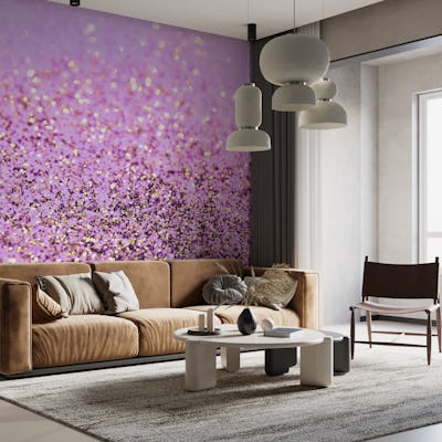 Pink Lilac Gold Glitter 1